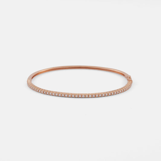 Rose Dainty Diamond Bangle