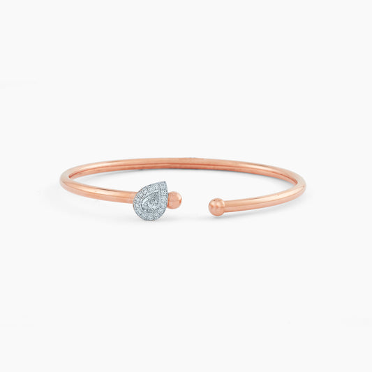 Pear Open Bangle