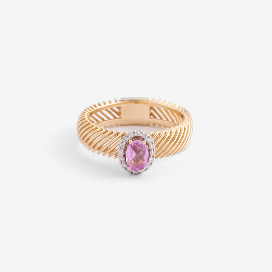 Pink Sapphire Wave