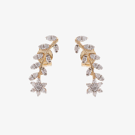 Palm Diamond Earrings