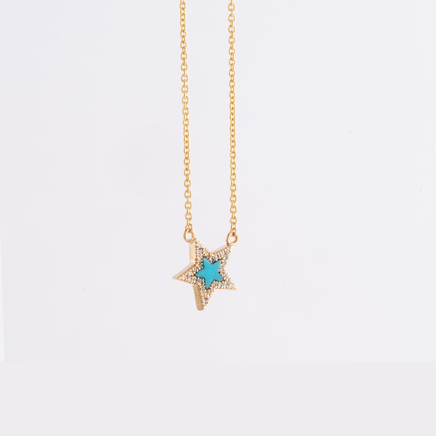 Starburst Turquoise Mini Necklace