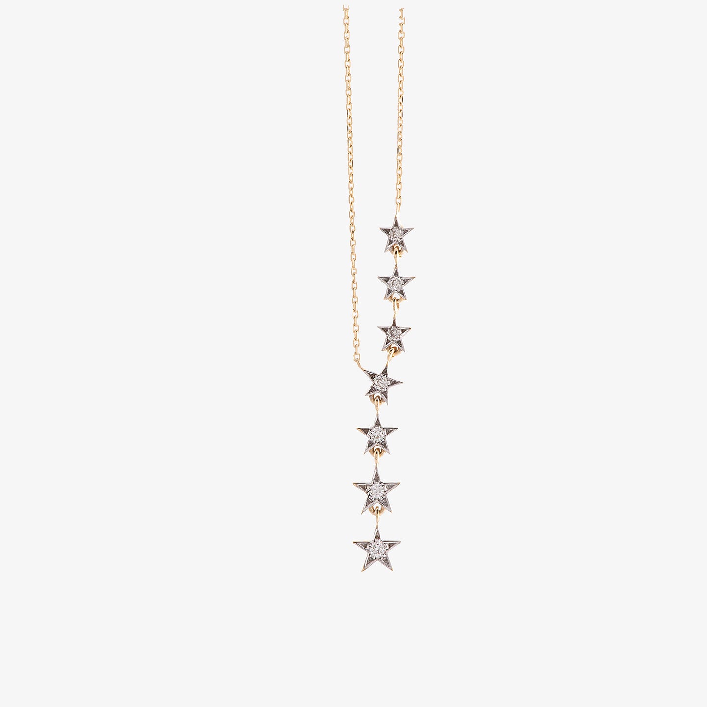 Falling Star Diamond Necklace