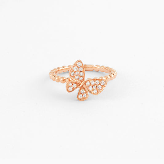 Butterfly Bead Ring