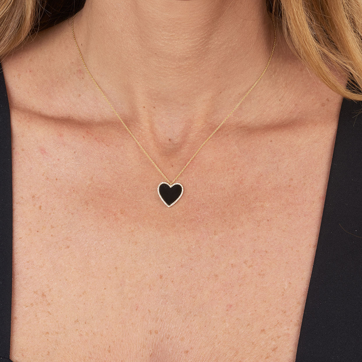 Heart Black Onyx