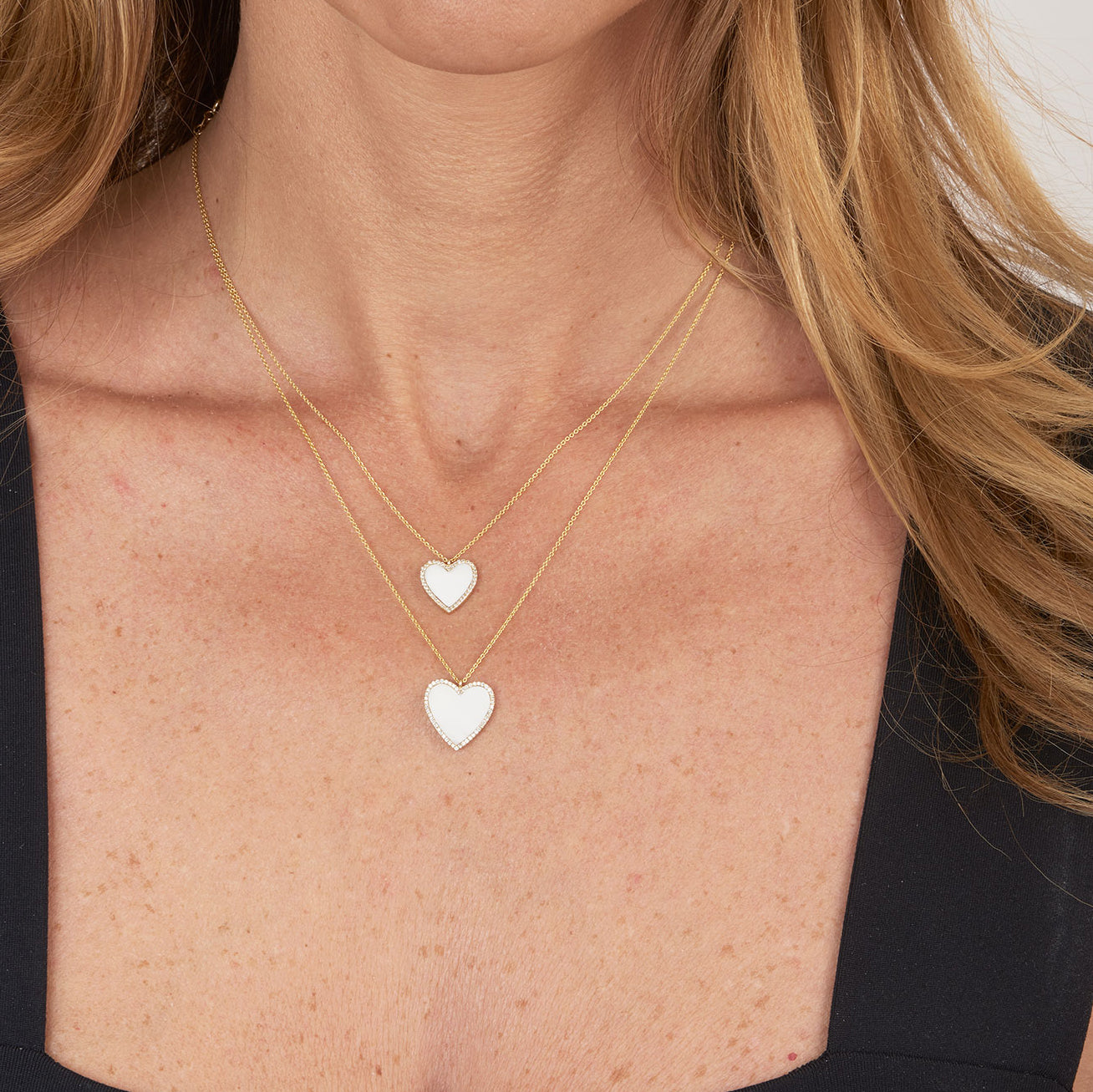 Heart White Onyx Small