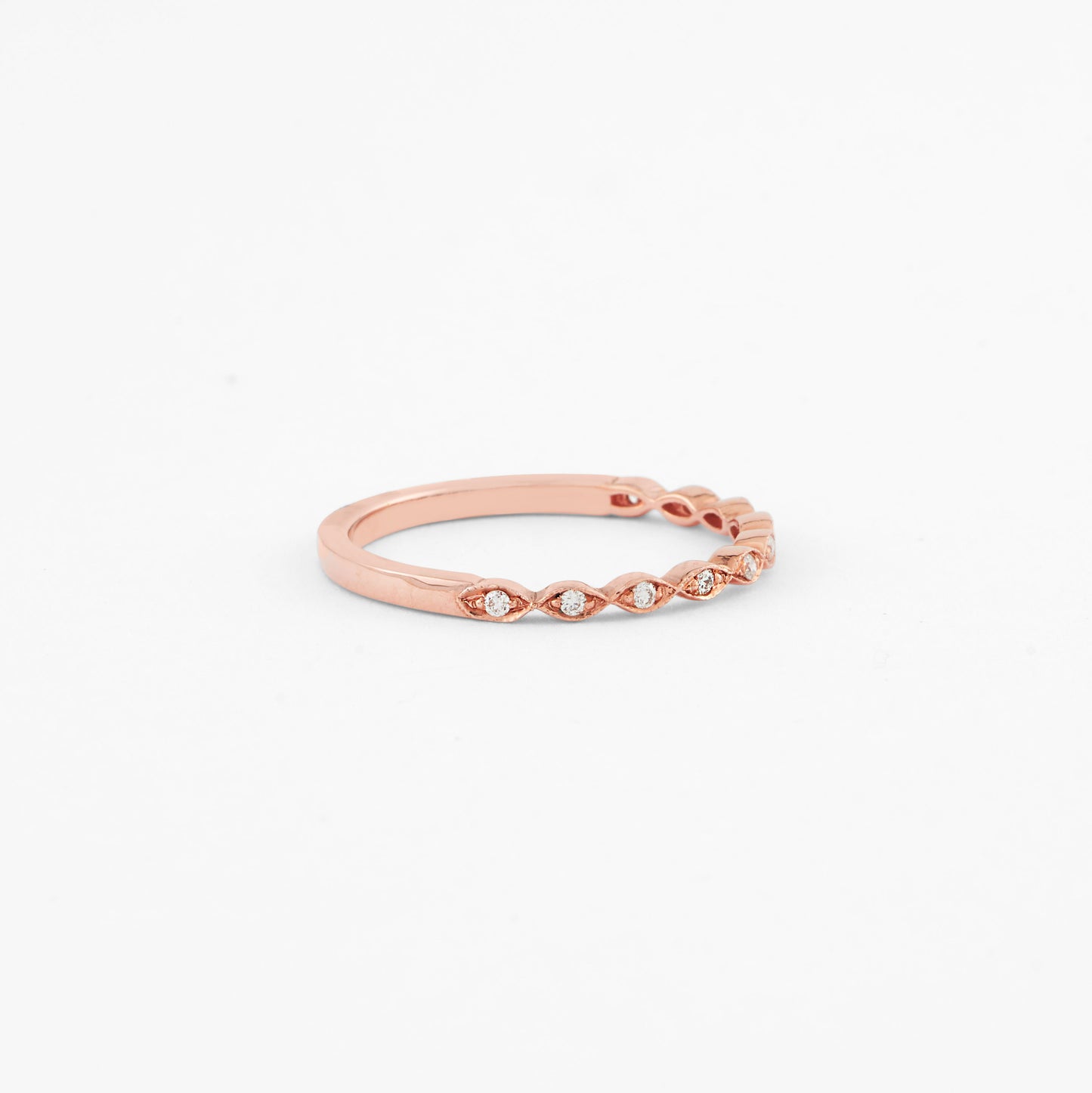 Twist Band Rose Gold