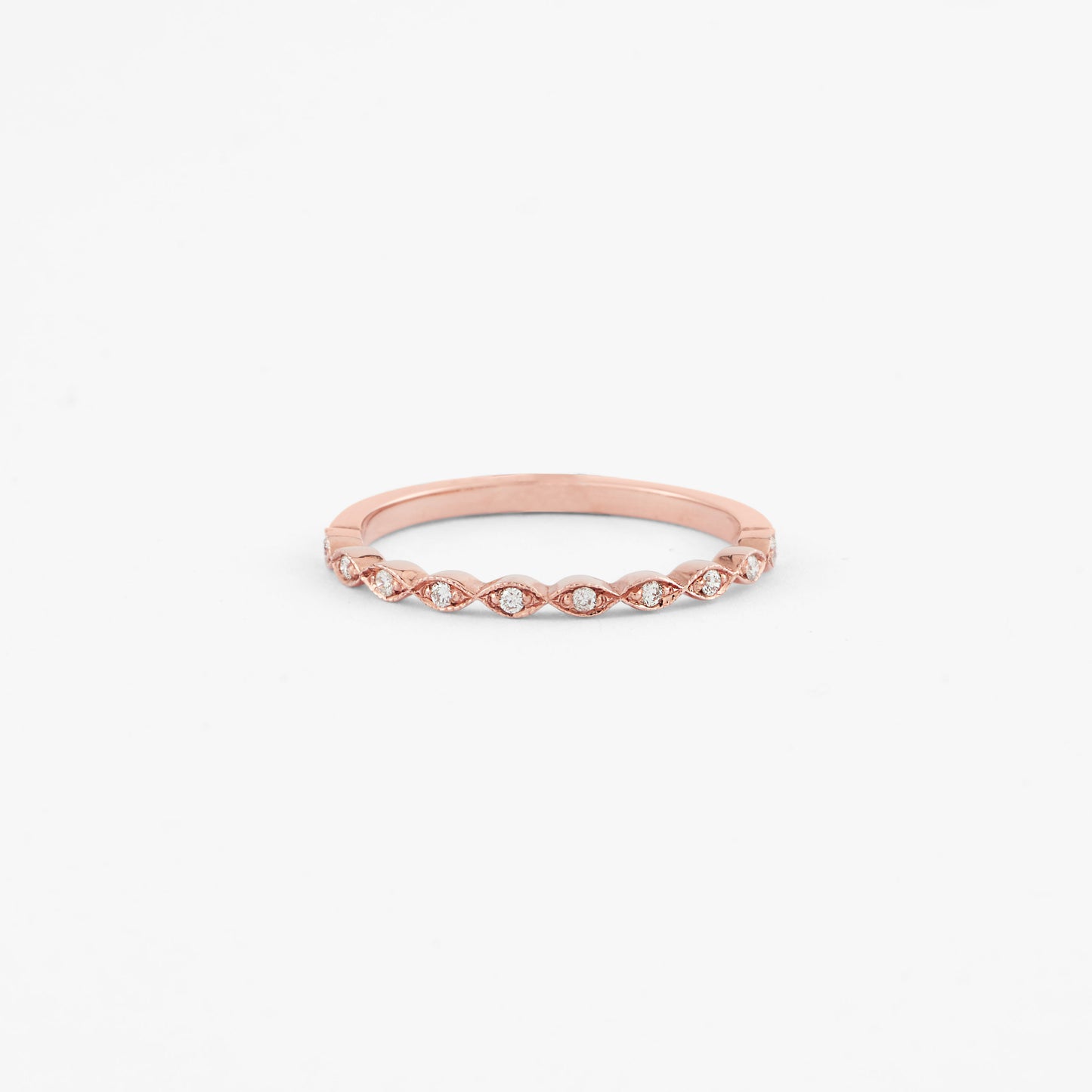 Twist Band Rose Gold