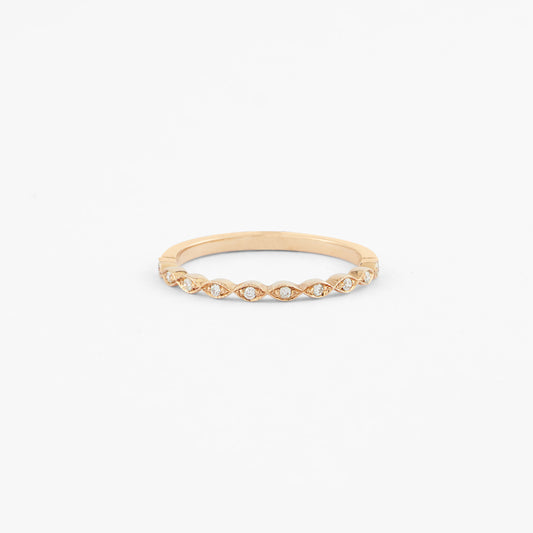 Twist Band Yellow Gold