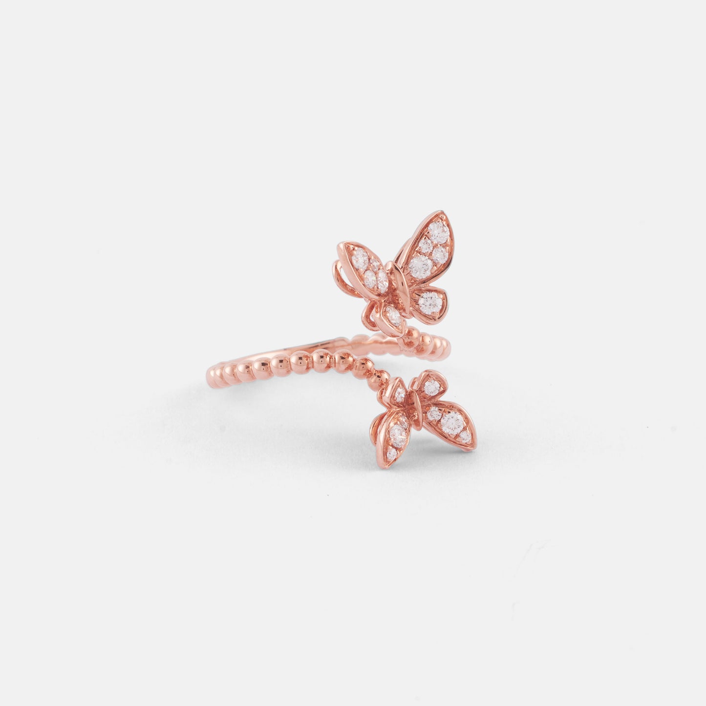 Double Mini Butterfly Ring